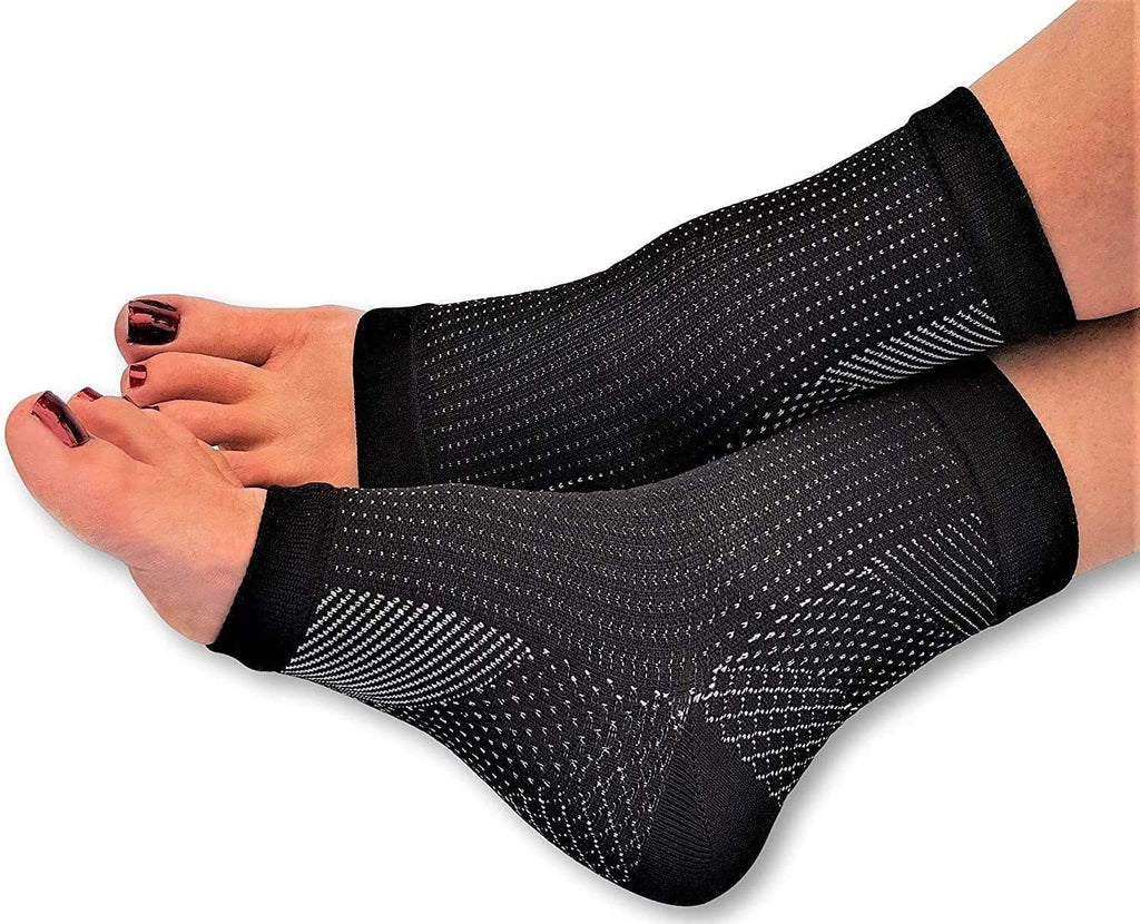 Plantar Fasciitis Foot Socks. Best Compression Sleeve for Ankle Arch & Heel Achilles Tendon Supports Brace. Men and Women Night Splint Pain Relief by PEDIMEND (L/XL (UK 8-12 / 1 Pair)) L/XL (UK 8-12 / 1 Pair) - BeesActive Australia