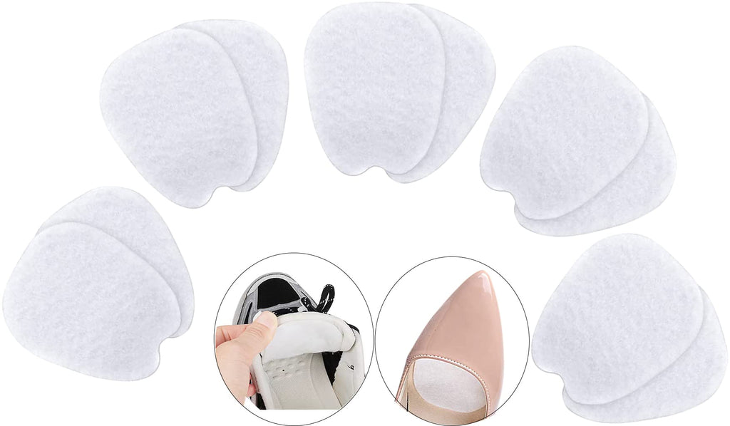 5 Pairs of Felt Tongue Pads for Shoes, Non-Slip Tongue Pads, Thin Felt Forefoot Pads for Men and Women - BeesActive Australia