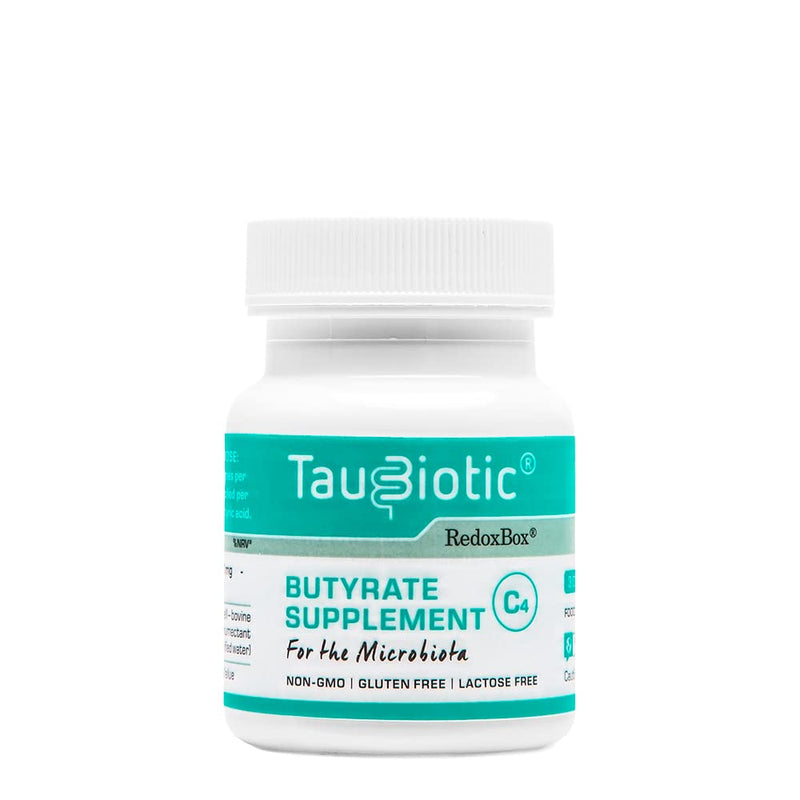 TauBiotic� 30 caps. by RedoxBox� - Butyrate (tributyrin) Gut Microbiota & Digestion Support. 30 Count (Pack of 1) - BeesActive Australia