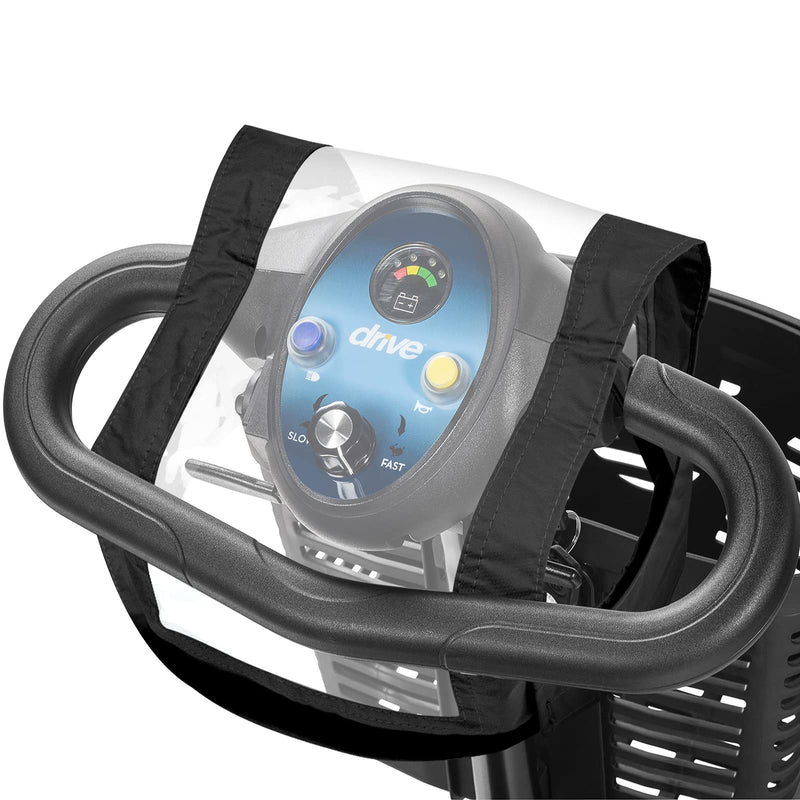 Delilxike Mobility Scooter Control Panel/Tiller Cover/Console Cover Waterproof -Easy Fix -Rain Protector-Black - BeesActive Australia