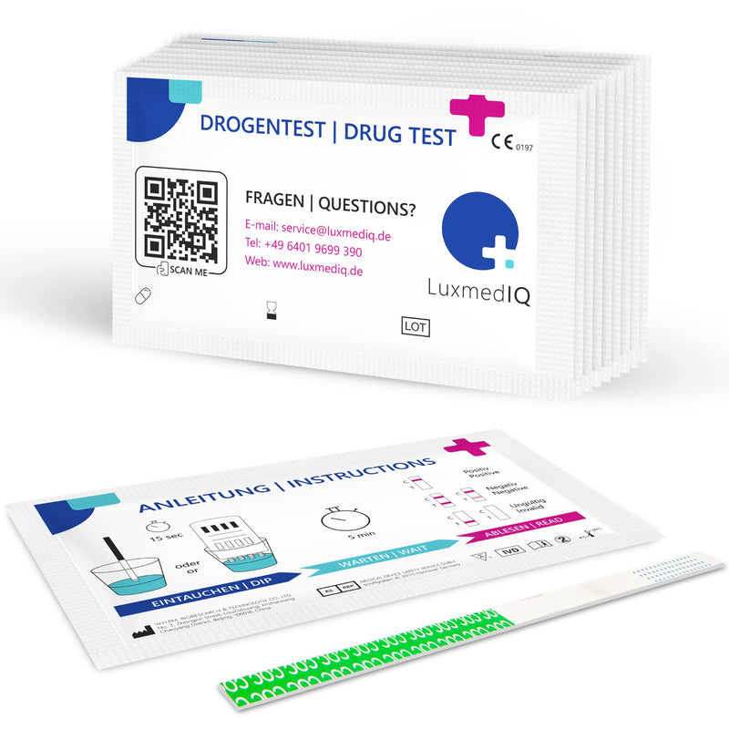 10x Cocaine Drug Test Strips - Testing Kits Coke, Crack, Powder, Snow - Single Urine Tests - Cutoff 150 ng/mL - BeesActive Australia