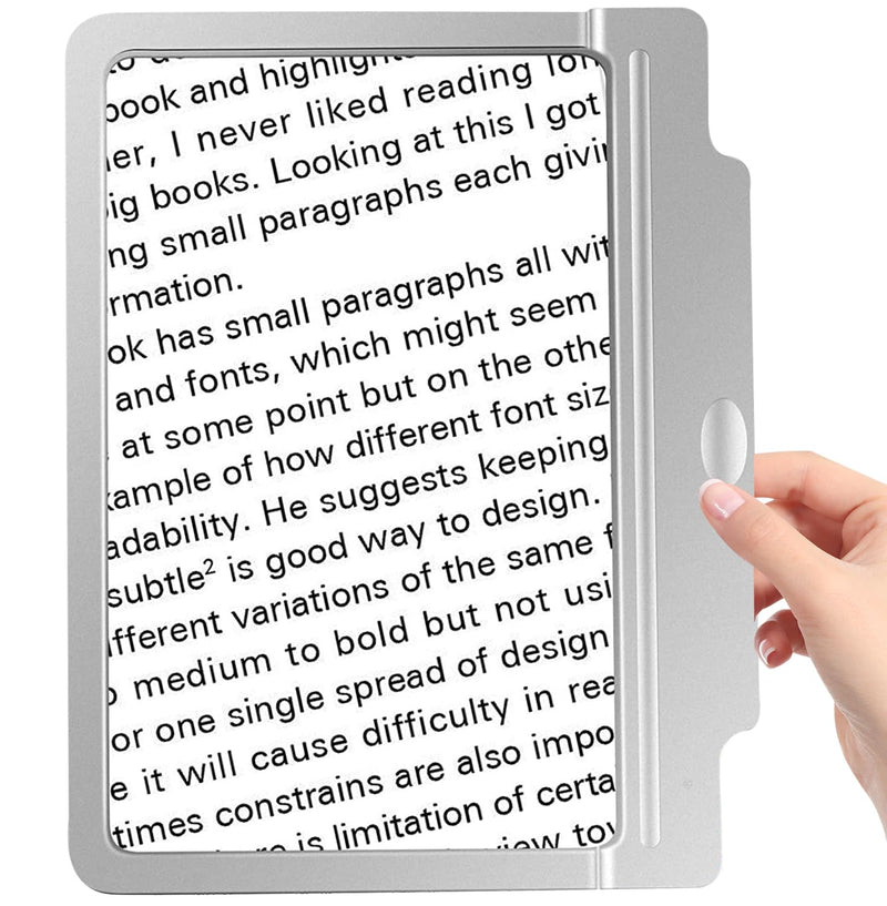 OBOVO Magnifying Glass, 4X Magnifier with 36 LED Lights, Perfect for Low Vision Person and Seniors - BeesActive Australia