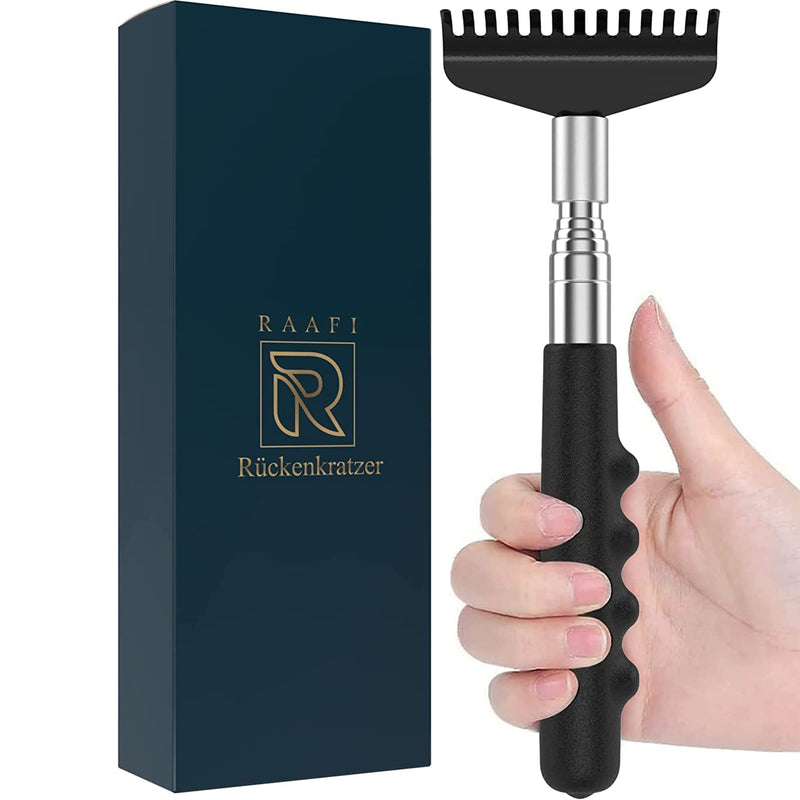RAAFI Large Robust Back Scratcher for Smooth Scratching Against Itching. Back Scratcher for Men and Women with Extra Wide Head for Maximum Scratching Surface and Reinforced Telescope for Stability - BeesActive Australia