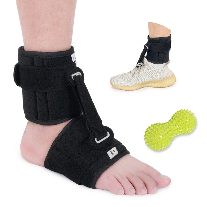 Tairibousy Foot Up AFO Foot Drop Brace Adjustable Ankle Foot Orthosis Support for Men & Women and Kids - Improve Walking Gait, Achilles Tendon, Hemiplegia, Stroke & Pain Relief - Left & Right Foot Breathable - BeesActive Australia