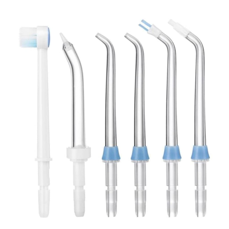 Jerilla 6pcs Oral Irrigator Nozzle Set Replacement Jet Tips Compatible with Waterpik Water Flosser WP-100 WP-250 WP-450 WP-560 WP-660 WP-811 WP-900 WP-940 - BeesActive Australia