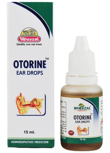 Otorine Ear Drops for Ear Wax Removal, Ear Pain, Earache, Ear Discharge, Infection of Ear, Excessive Wax, Swimmer's Ear - 15ml - BeesActive Australia