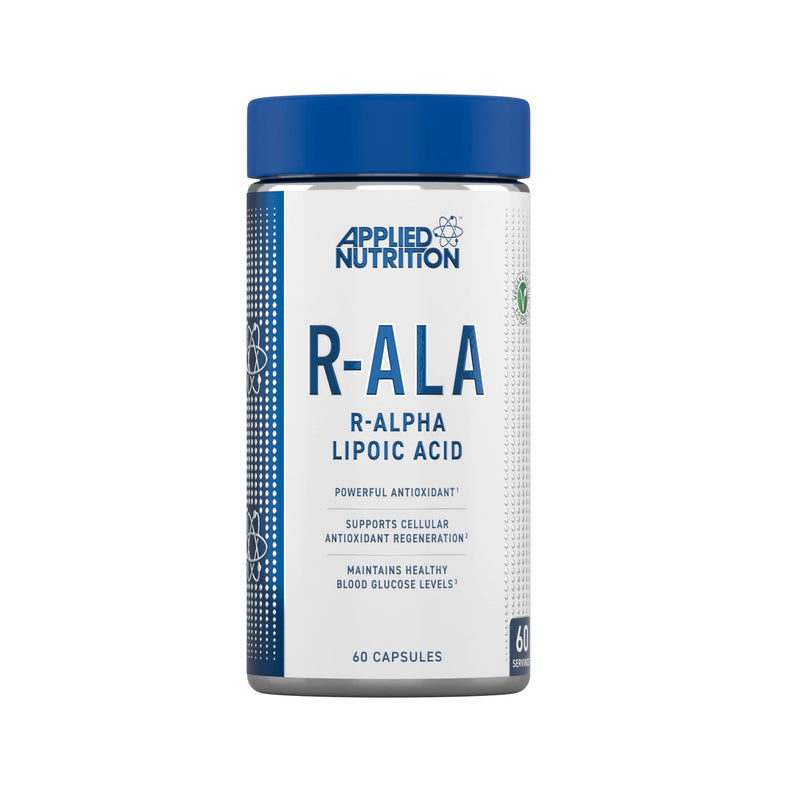 Applied Nutrition R-Alpha Lipoic Acid 200mg - 60 Vegetable R ALA Capsules - Premium Formula (2 Month Supply) - BeesActive Australia