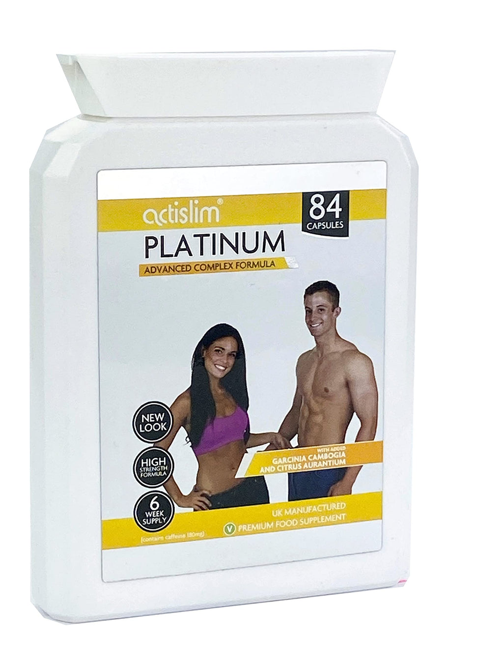 Actislim Platinum The UK’s #1 Weight Loss Slimming Pill,Contains Garcinia Cambogia, Citrus Aurantium and Caffeine for Fast Weight Loss,6 Week Course of a Diet Pill which Really Works. - BeesActive Australia