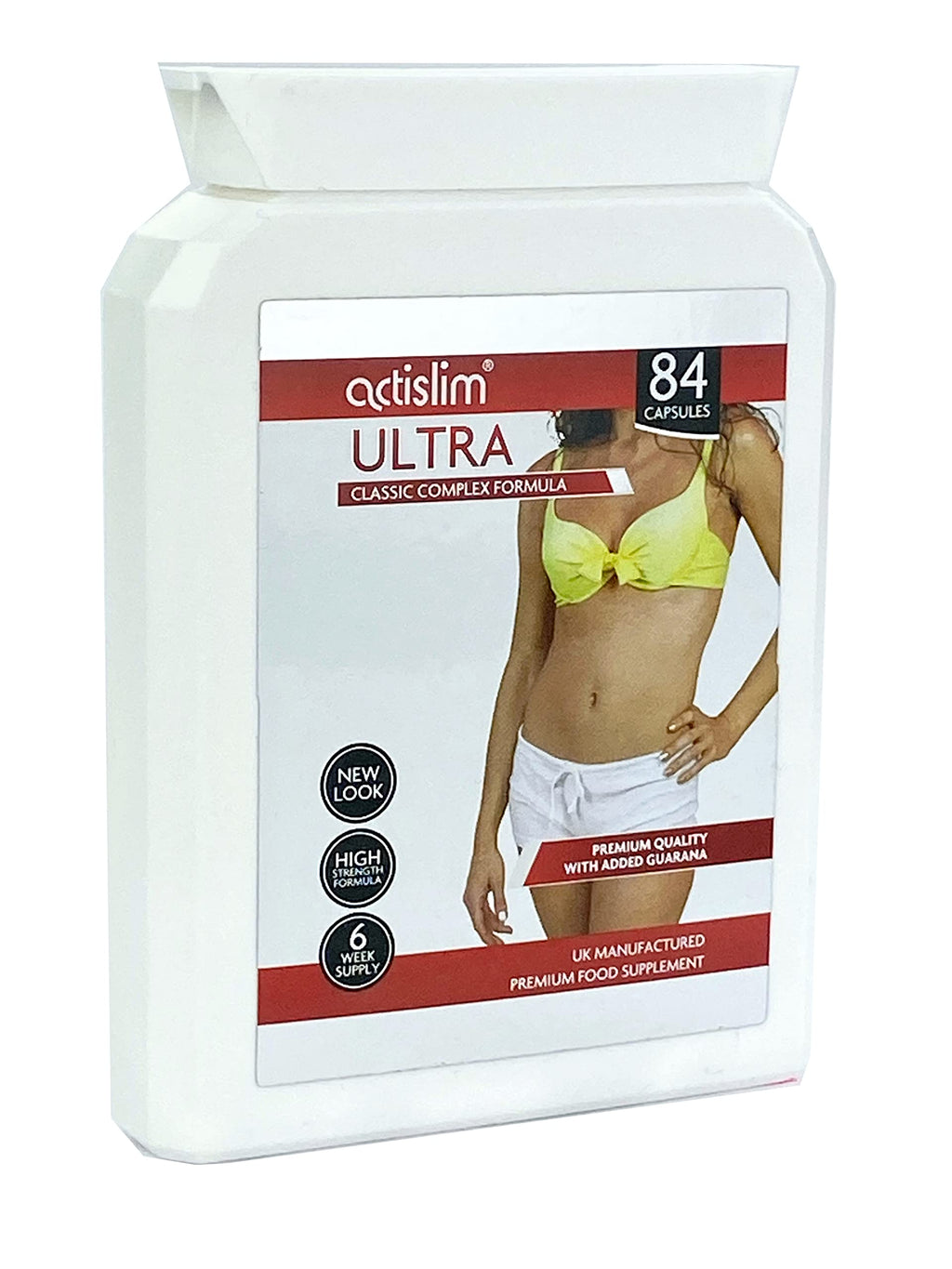 Actislim Ultra The UK's #1 Classic Weight Loss Slimming Pill, Contains Ginkgo Leaf, Guarana, Ginger and Caffeine for a Subtle “Powerful” Weight Loss 6 Week Course of a Diet Pill which Really Works - BeesActive Australia