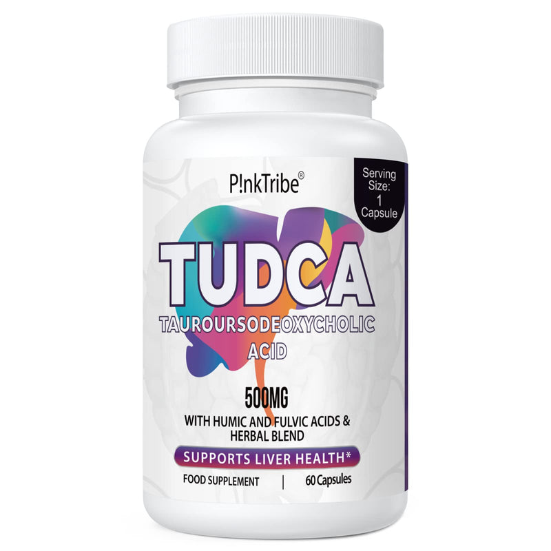 Bile Salt Capsules TUDCA 500mg 60 Capsules, Tauroursodeoxycholic Acid with Humic and Fulvic Acids, Beet Root and More, Tudca Bile Salt Supplement for Liver Health and Repair, Digestion 1 - BeesActive Australia