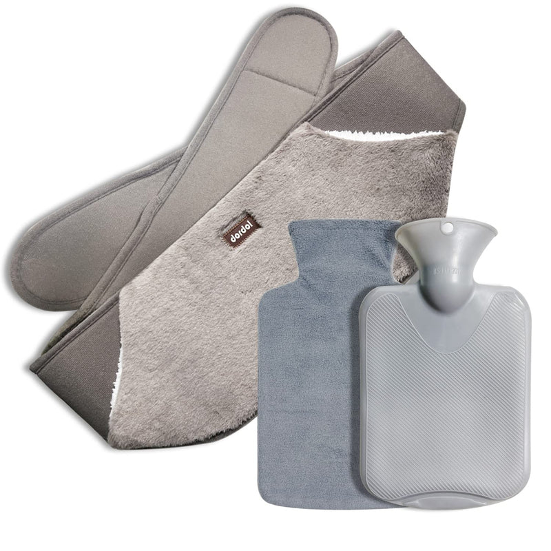 Hot Water Bottle Wearable, Wrap Around Hot Water Bottle Bottle Warmer with Longer Belt for Period Pain Relief Neck, Shoulder, Back, Legs,Waist Warm - BeesActive Australia
