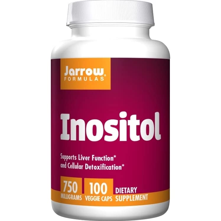 Jarrow Formulas, Inositol, 750mg, High Dose, 100 Vegan Capsules, Lab Tested, Gluten Free, Vegetarian, Soy Free, Non GMO - BeesActive Australia