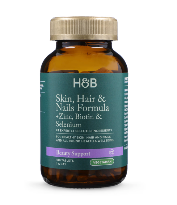 Holland & Barrett Skin, Hair & Nails Formula - with Zinc, Niacin, Biotin & Selenium - 360 Tablets - BeesActive Australia