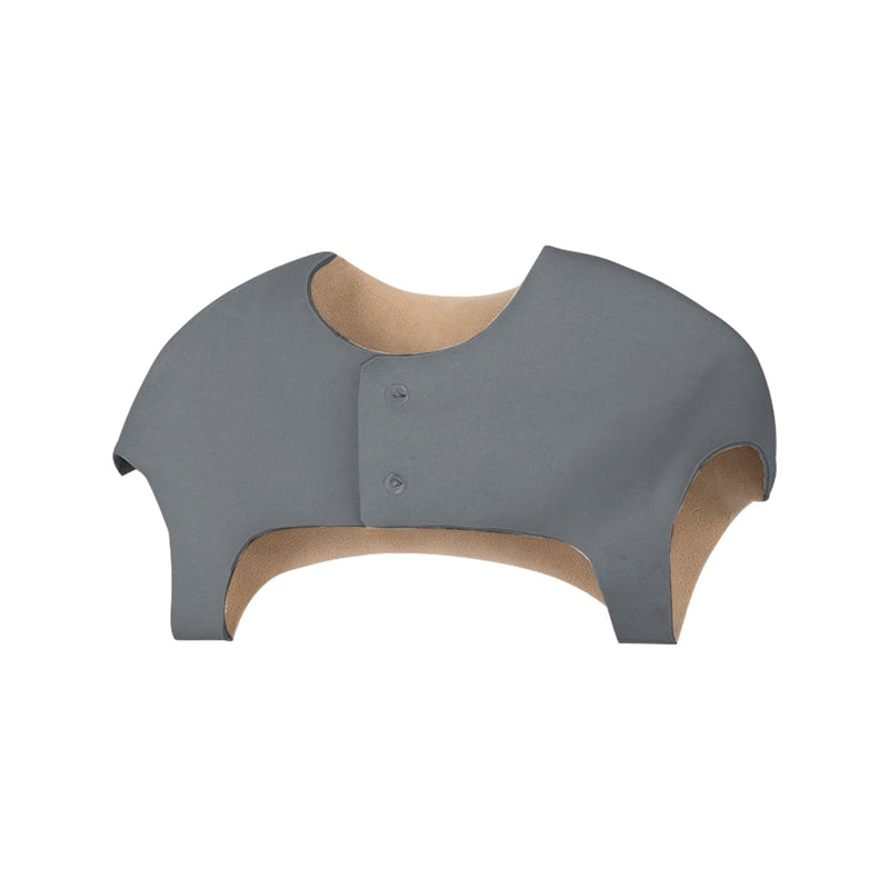 Double Shoulder Support Brace Winter Warm Support Protector Shawl Wrap Cuff for Neck Shoulders Breathable Velvet Heating Pad Protective Brace for Women Men Elderly Sleeping Relief Pain and Pressure Dark Grey - BeesActive Australia