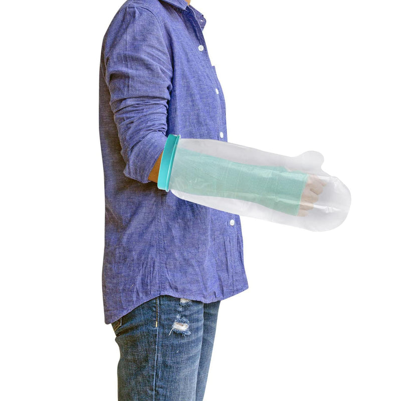 Waterproof Cast Cover Arm, Waterproof Arm Cover for Shower, Waterproof Cast Cover Arm Adult, Plaster Cast Waterproof Cover Arm for Bandages, Plasters, Waterproof Hand Cover for Shower, for Adult, Kids - BeesActive Australia