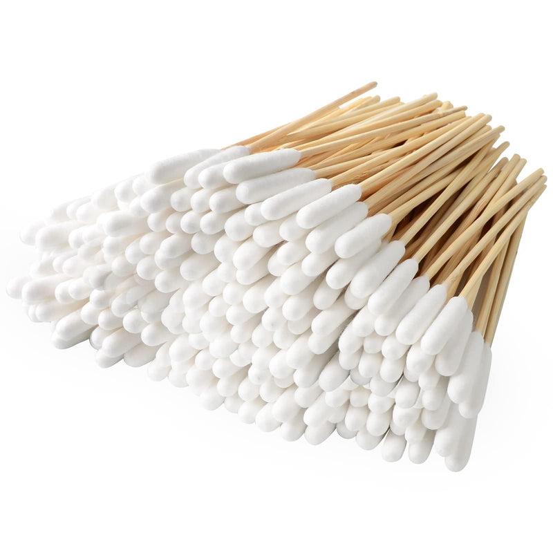 120 Pcs Pet Dog Ear Cleaner Cotton Buds 6 Inch Ear Cleaning for Dogs Wood Pet Long Cotton Buds Cat Cotton Buds for Pets