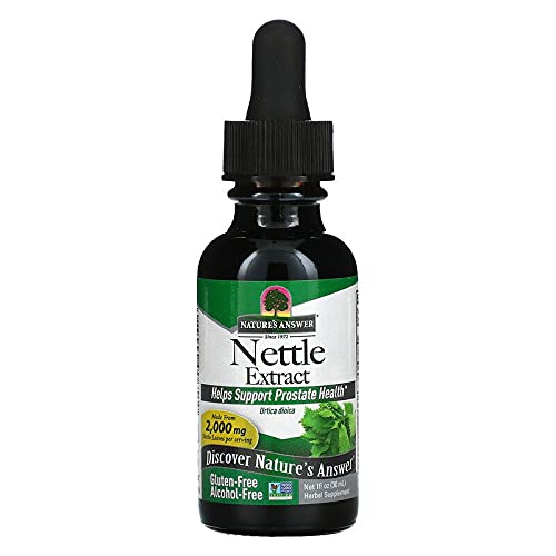 Nature's Answer, Nettle Extract, 400mg, 30ml, Lab-Tested, Gluten Free, Soy Free, Vegan, Vegetarian, Non-GMO - BeesActive Australia