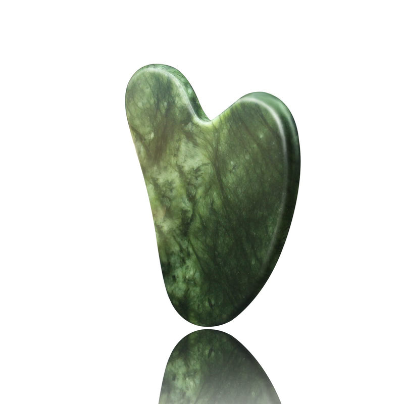 Gua Sha, Premium Gua Sha Stone, Guasha for Face Upgraded, Guasha Stone Natural Jade Stone Green - BeesActive Australia
