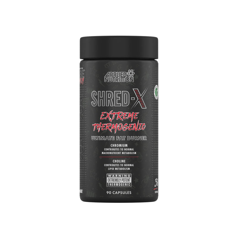Applied Nutrition Shred X Fat Burner - ABE All Blak Everything Fat Burner, Thermo Weight Management (90 Capsules - 30 Servings) - BeesActive Australia