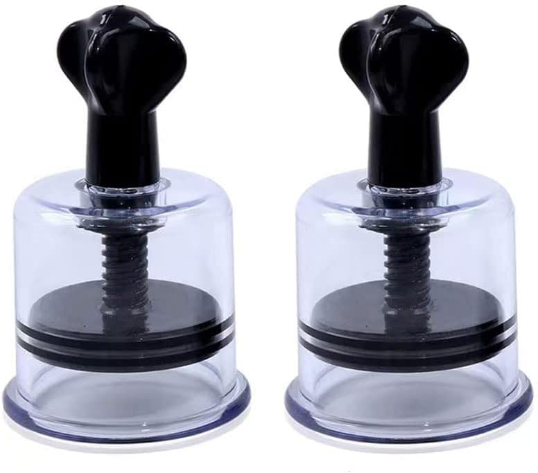 Angeer 2 Pcs/Set Cupping Set,Vacuum Twist Suction Cupping Device for Relaxation Pain Relief(S, Black) S - BeesActive Australia