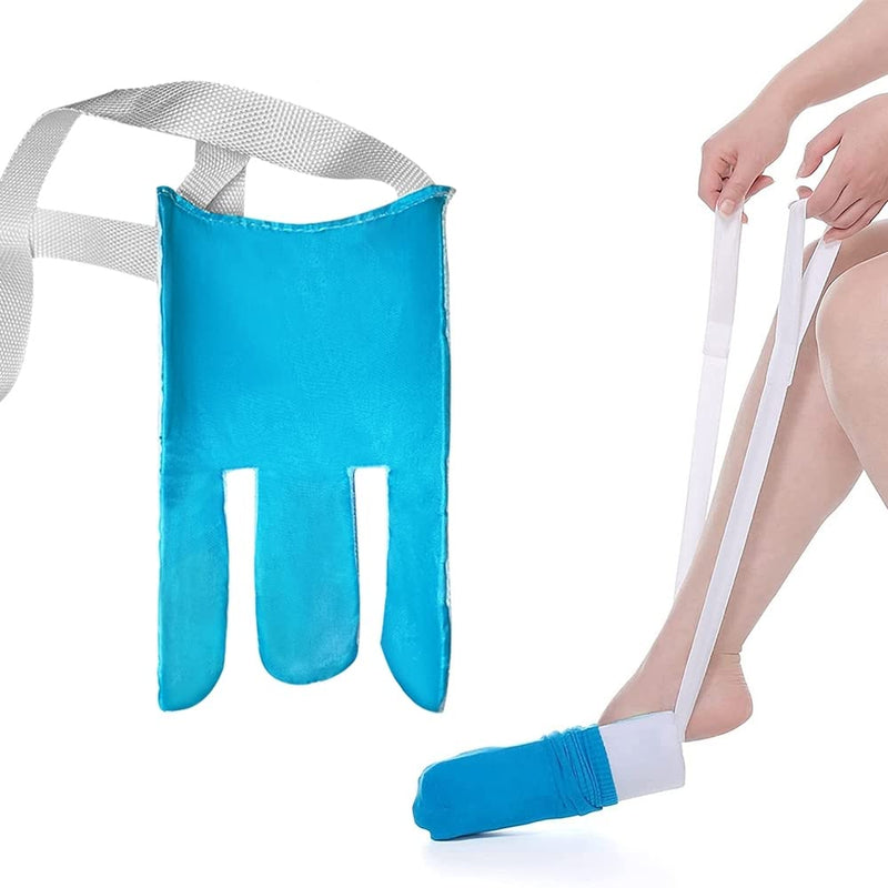 Sock Aid Kit,Sock Helper Easy On and Off Tools for Seniors,Sock Pulling Assist Device for Elderly, Disabled,Diabetics Handicapped - BeesActive Australia