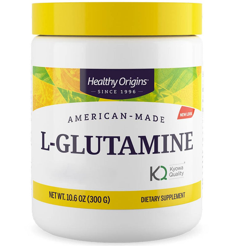 Healthy Origins, L-Glutamine, 300g Vegan Powder, Lab-Tested, Vegetarian, Soy Free, Gluten Free, Non-GMO - BeesActive Australia