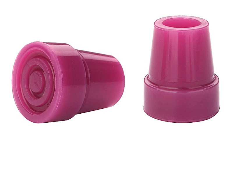 2Pcs: 19mm 3/4" Glow in the Dark Rubber Ferrules For Walking Sticks - Purple - by Lifeswonderful - BeesActive Australia