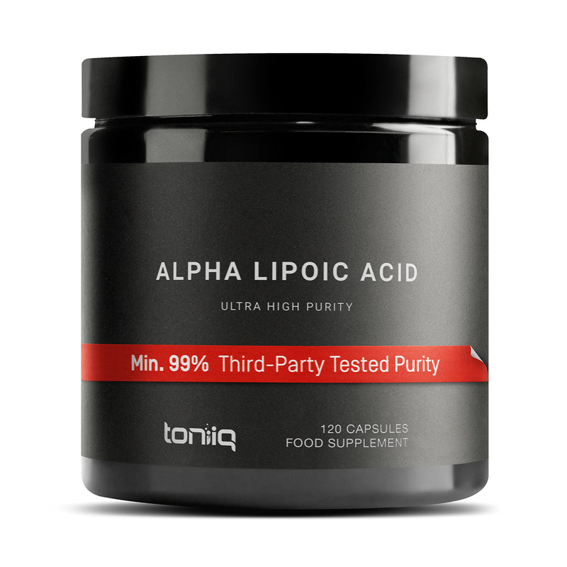 Ultra High Strength Alpha Lipoic Acid 1000mg Capsules - Highly Purified 99%+ USP Standard - 120 Capsules ALA Supplement - BeesActive Australia