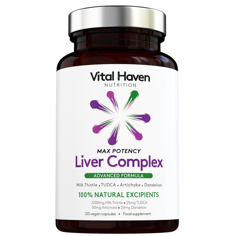 Liver Protector - Complex Formula - Milk Thirsle, TUDCA, Dandelion Roots, Artichoke - Max Potency - Premium Ingredients - Made in The UK - BeesActive Australia