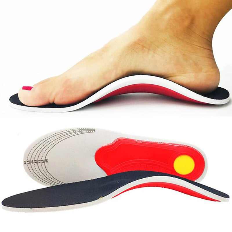 Orthotic Insoles for Women, Arch Support Insoles for Men, Plantar Fasciitis Arch Support Shoe Boot Flat Feet Inserts, Orthotic Feet Heel Pain Shock Absorption Comfortable Insoles (Small EU 35-40) Small EU 35-40 - BeesActive Australia