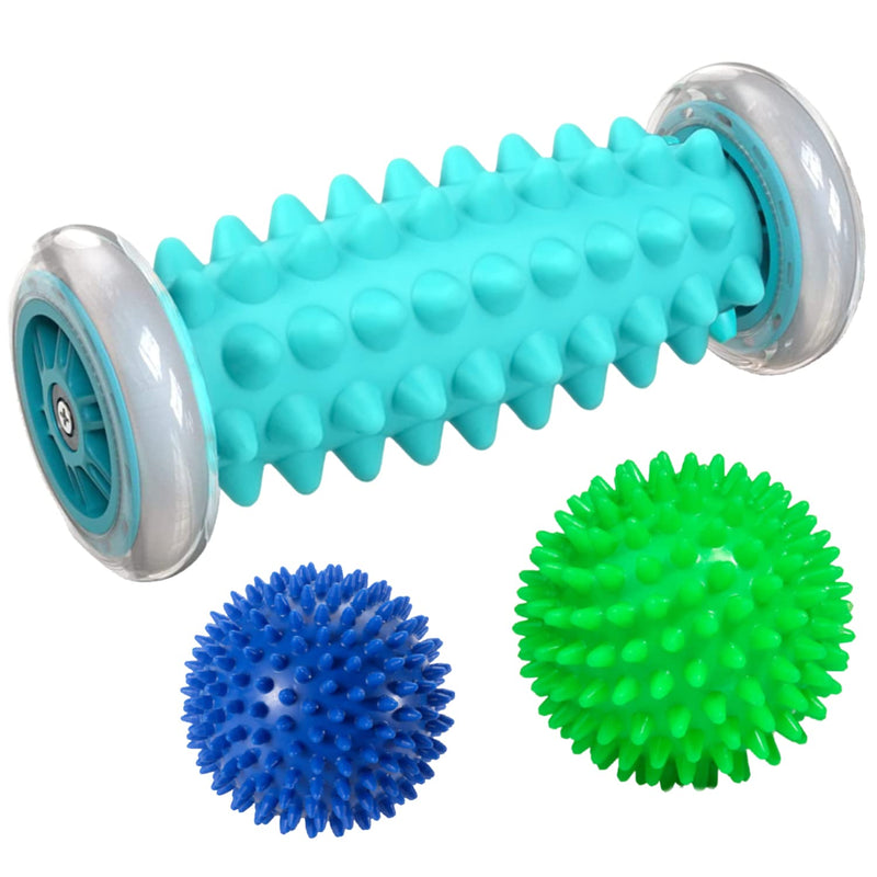 ROMIX Foot Massage Roller, Deep Tissue Trigger Point Muscle Roller Stick to Relieve Pain and Stress Plantar Fasciitis Recovery Therapy Tool Foot Massager for Tight Muscles, Feet, Hands, Arms, Legs - BeesActive Australia