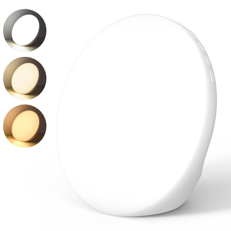 SAD Lamp, AUINSKY 10,000 Lux Light Therapy Lamp with 3 Color Modes, 4 Timer Settings, 5 Brightness Levels & Stepless Dimming, Full UV-Free Natural Sunlight Lamp, Portable Daylight Lamp for Home/Office - BeesActive Australia