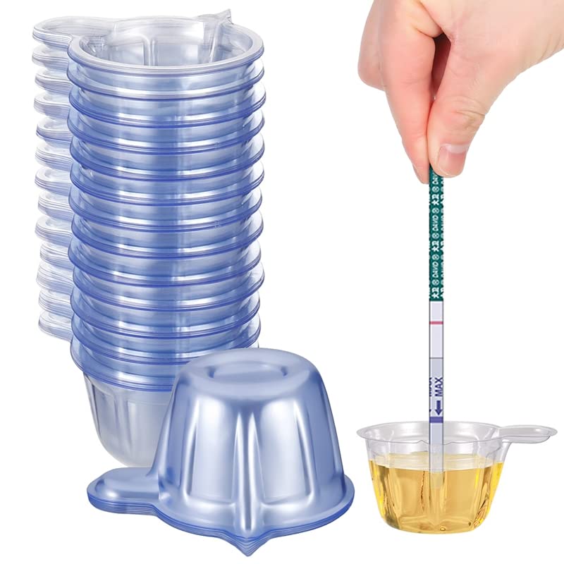 Pinenuts Disposable Urine Cups, 60 Pcs Plastic Urine Collection Cups, 50 ML Urine Specimen Cups for Pregnancy Ovulation Test 50ml - BeesActive Australia