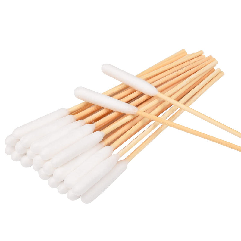 Pet Dog Ear Cleaner Cotton Buds Swab Sticks Animal Ear Cleaner Ear Remedy Cleaning Swabs for Cleaning Animals Ears Wax Infection Removal (50) 50