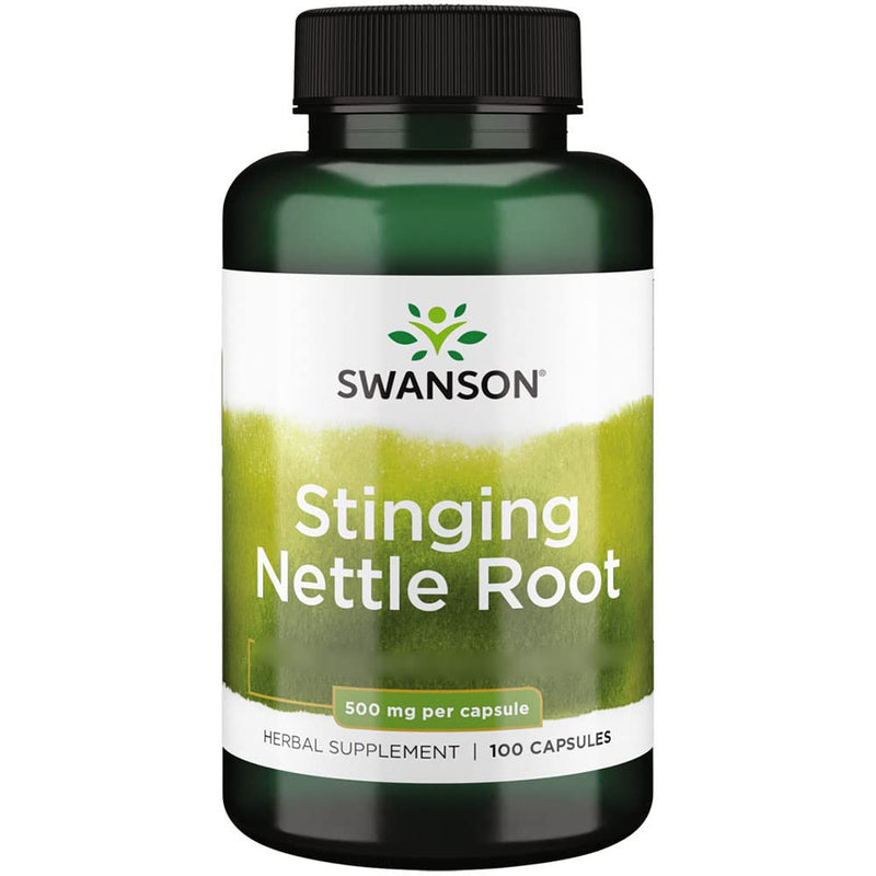 Swanson, Stinging Nettle Root, 500mg, 100 Capsules, Lab-Tested, Soy Free, Gluten Free, Non-GMO - BeesActive Australia