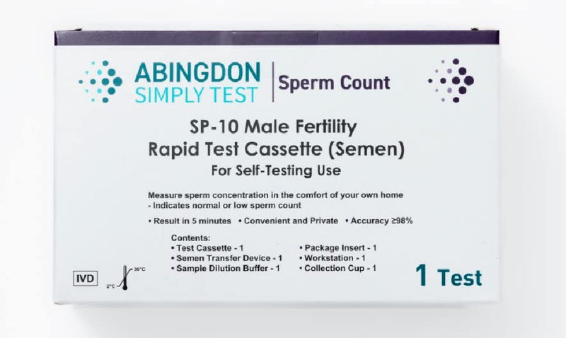 Abingdon Simply Test-CE Approved Male Fertility Test- Accurate Sperm Count (Self-Test) - BeesActive Australia