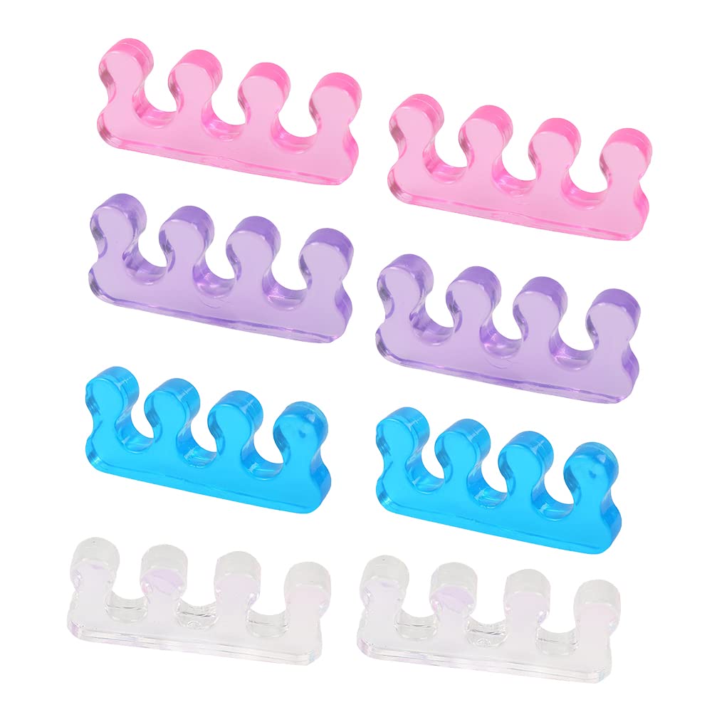 8 Pcs Soft Toe Stretcher Gel Toe Separator Foot Toe Spacer for Relaxing Toes, Bunion Relief, Hammer Toe and More - BeesActive Australia