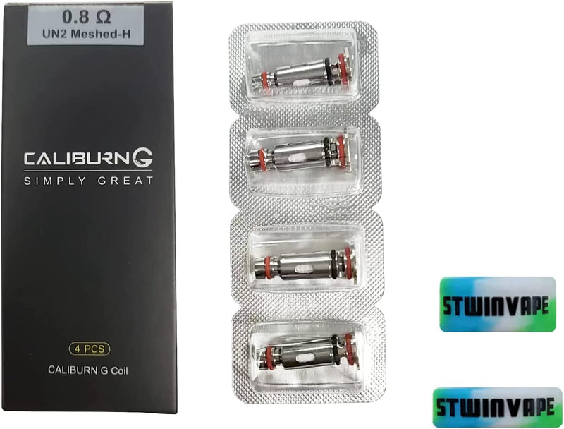 for UWELL Caliburn G Coils 0.8ohm Caliburn G2 G Koko Prime X GK2 Tenet KOKO Coil Pack of 4 - BeesActive Australia