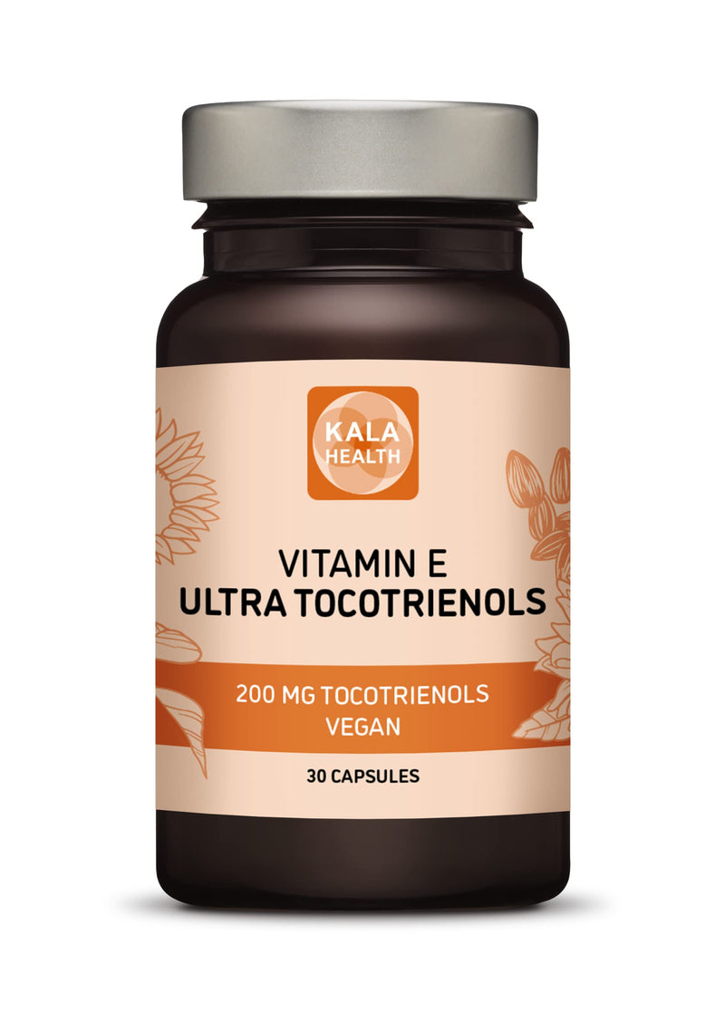 Kala Health Ultra Tocotrienol 200mg Vitamin E Vegan � All 4 tocotrienols - Alpha Tocotrienol + Beta Tocotrienol + Gamma Tocotrienol + Delta Tocotrienol � No Tocopherols - Unique Tocotrienol Complex 30 - BeesActive Australia