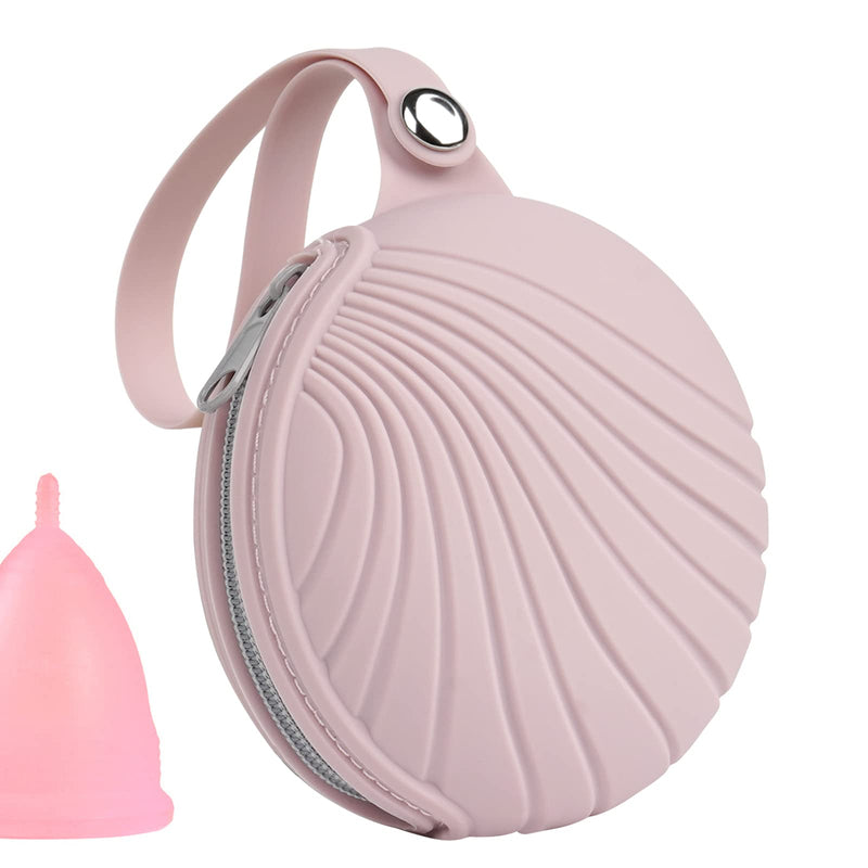 Adorila Menstrual Cups Case Storage Bag, Silicone Period Cup Carrying Pouch, Travel Case for Menstrual Cups (Pink) - BeesActive Australia