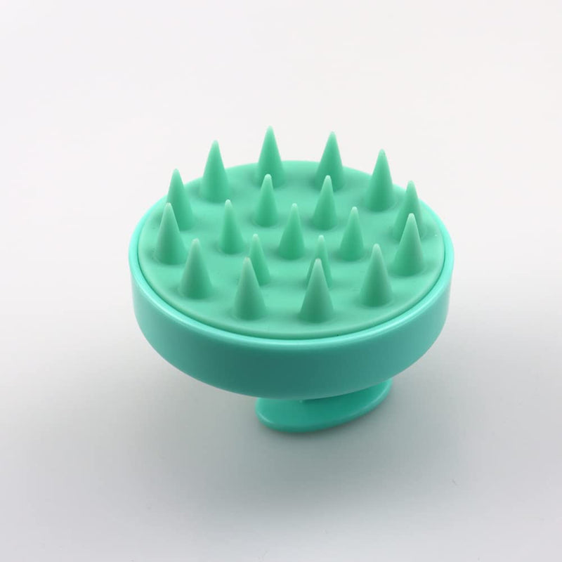 Hair Scalp Massager, Soft Silicone Shampoo Brush, Reduce Dandruff, Massage Scalp, Promote Hair Growth, Reduce Hair Loss, 1PCS. (Green) Green - BeesActive Australia