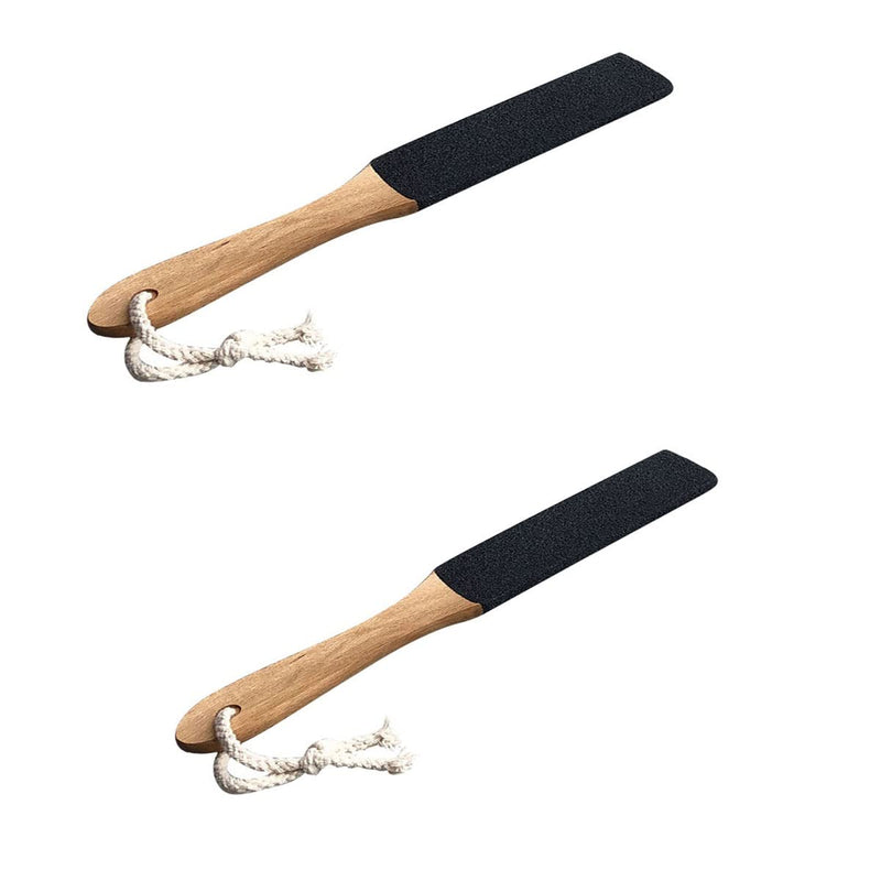 Natural foot pumice, hard skin remover for feet - foot scrub for removing dead skin - natural foot file and stratum corneum remover for removing skin keratin(black) (2 pcs foot files) 2 pcs foot files - BeesActive Australia