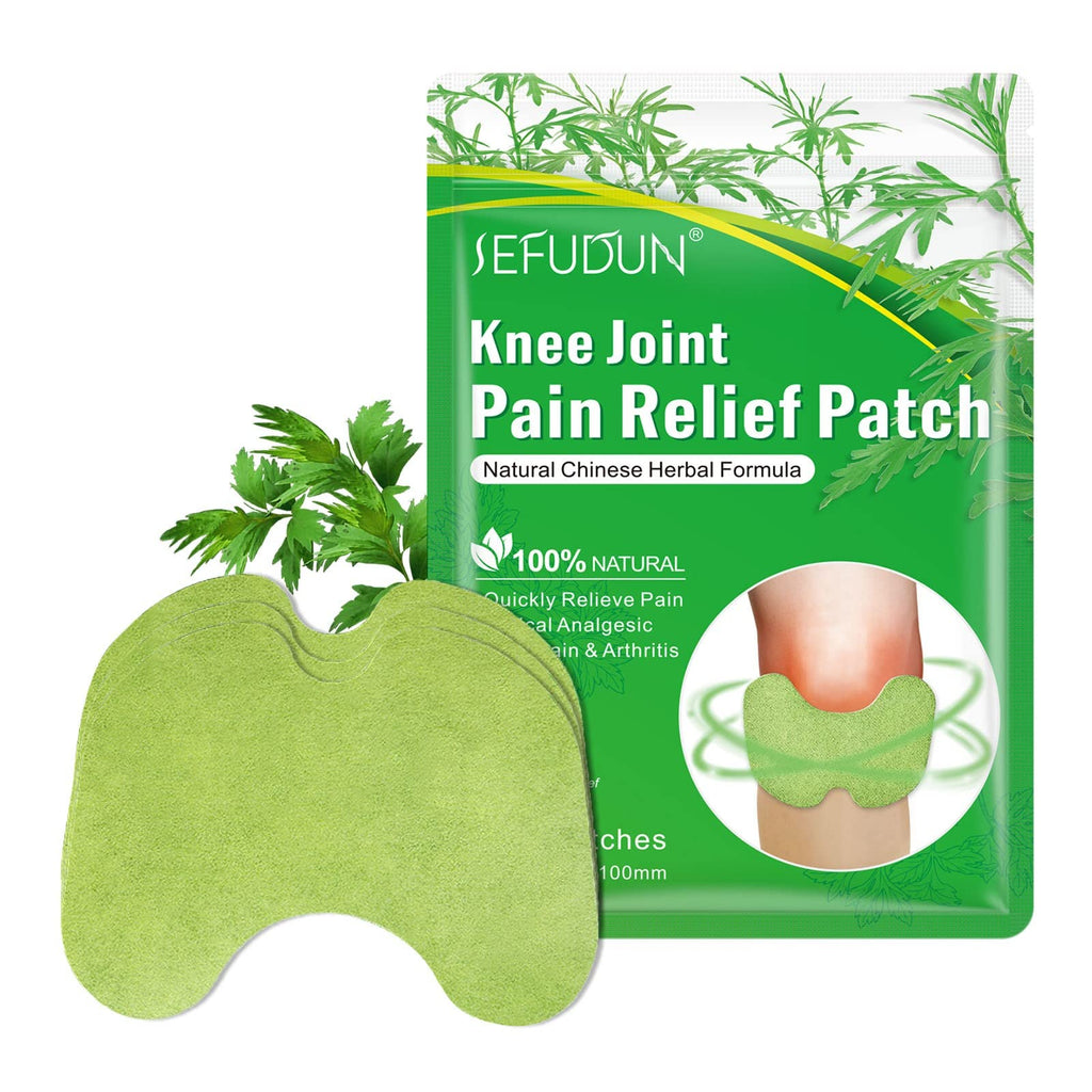 Knee Pain Relief Patches, 24 Pcs Natural Herbal Heat Patch, Wellness Knee Patches for Arthritis, Muscle Soreness, and Blood Circulation - Promotes Quick Pain Relief in Knee, Back, Neck, Shoulder 24pcs - BeesActive Australia