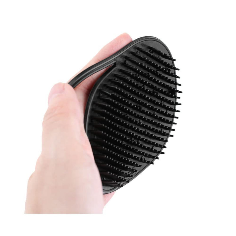 6PCS Men Hair Comb Brush Pocket Beard Mustache Palm Scalp Massage Travel,Hand Pocket Comb Scalp Massager Portable Soft Pocket Men Black Brush - BeesActive Australia