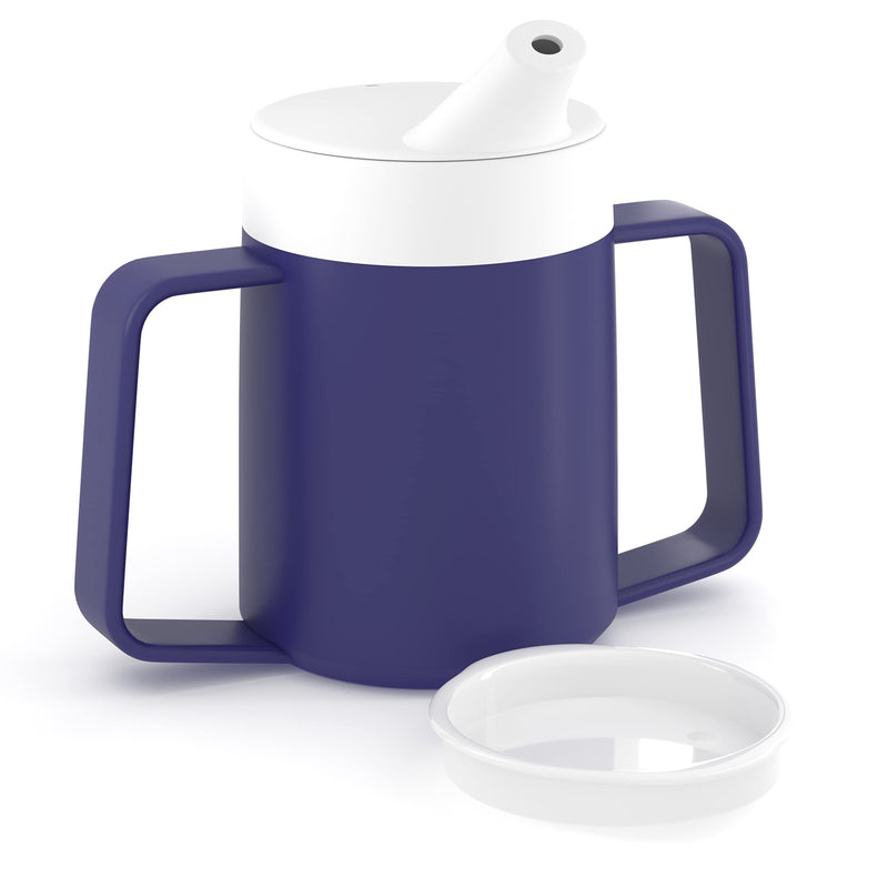 JFA Supplies 2 Handles 165ml Blue Adult Drinking Mug/Drinking Cup/Sippy Cup/Non Spill Cup - BeesActive Australia