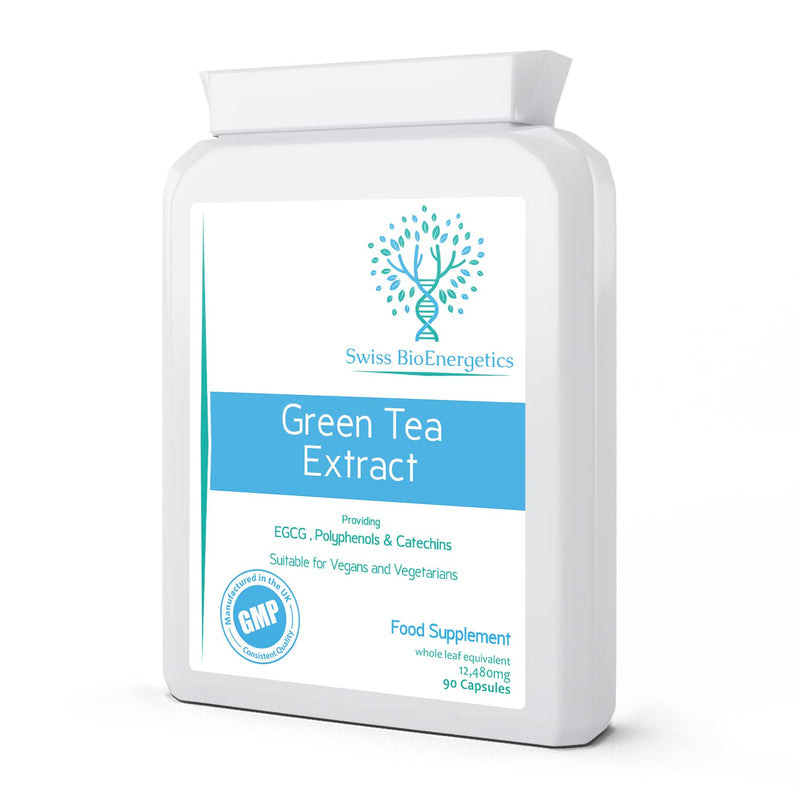 Green Tea Extract - 90 Capsules - 220mg Polyphenols, 146mg Catechins & 79mg EGCG per Cap, Powerful Antioxidant - Supports Immune Health - Made in UK - BeesActive Australia