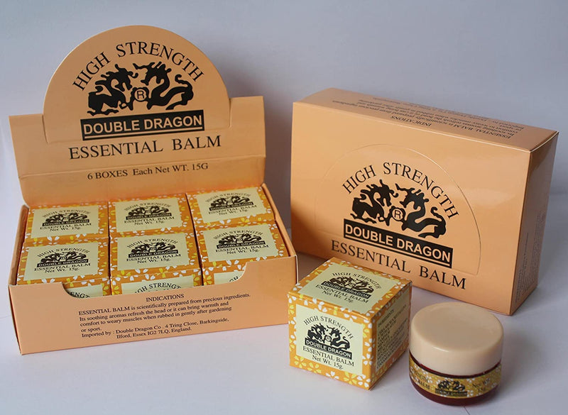 Double Dragon High Strength Essential Balm Ointment 15g. Rapid Relief from Muscular Aches, Muscle Strains, Rheumatic Arthritis Joint Pains, Headaches, Insect stings Bites, Travel Sickness. (1 Bottle) 1 - BeesActive Australia