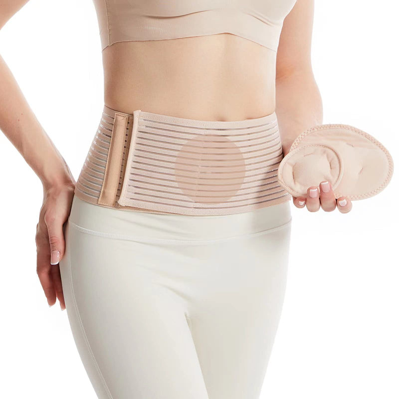 Umbilical Hernia Belt | Abdominal Hernia Belt for Men & Women | Belly Button Umbilical Hernia Binder w/ 2 Hernia Compression Pads | Ventral, Epigastric & Post Surgery Support Belts Large/X-Large (Pack of 1) - BeesActive Australia