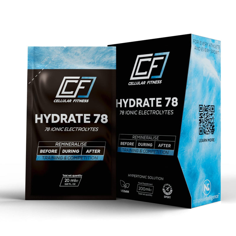 Hydrate 78-10 sachets - 200ml - 100% Natural Electrolyte Hydration Supplement - BeesActive Australia