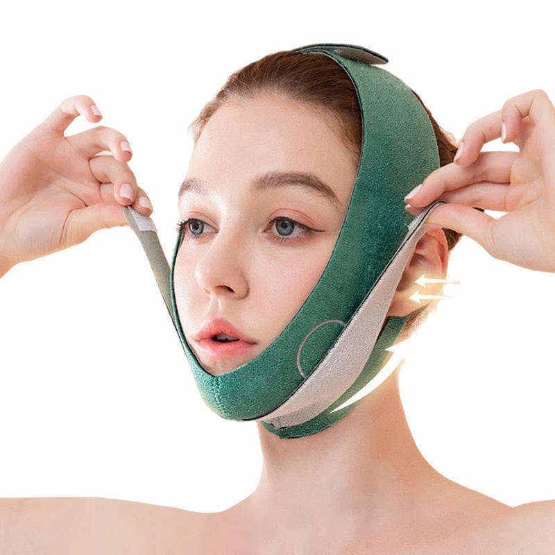 Double Chin Reducer, Facial Slimming Strap, Face Lifting Slimming Belt, Advanced V-Line Facial Slimming Strap for Men & Women - BeesActive Australia